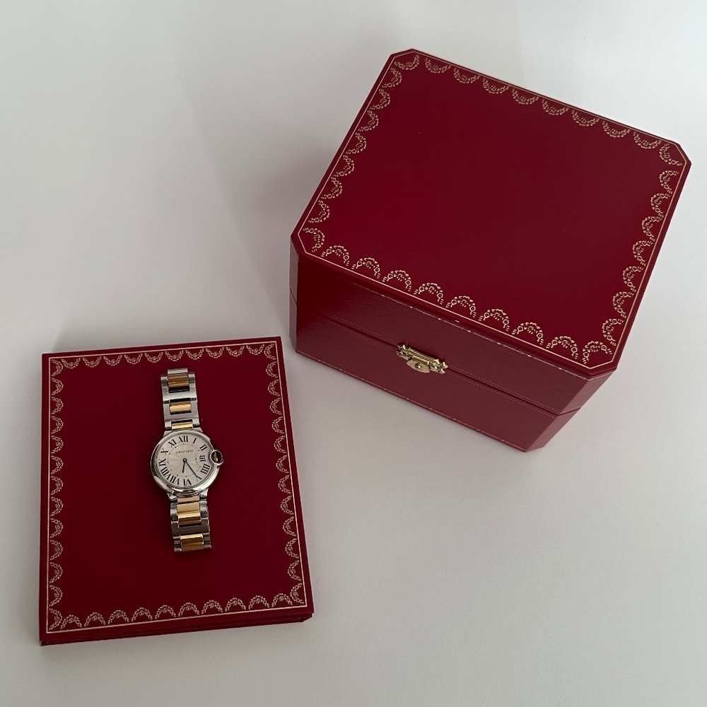 CARTIER WATCH BALLON BLEU  37mm MIDSIZE